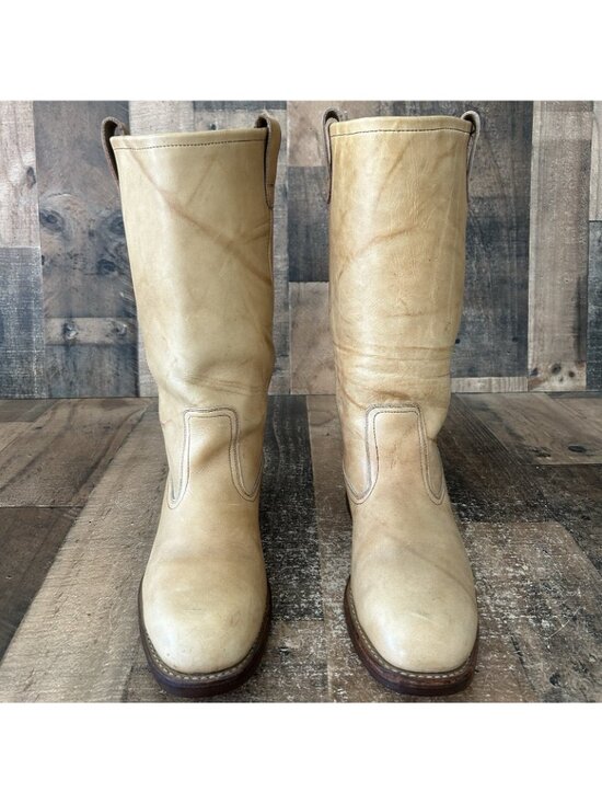 Hytest Vintage Campus Banana Safety Toe Boots Mens 8 D